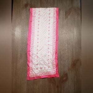 Beautiful Pink Isaac Mizrahi Silk Scarf (Read Description)